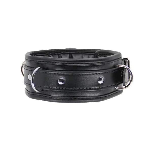 Love In Leather Faux-Leather Padded Collar