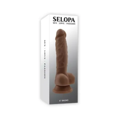 Realistic Dildos Selopa 6 In Dildo Dark