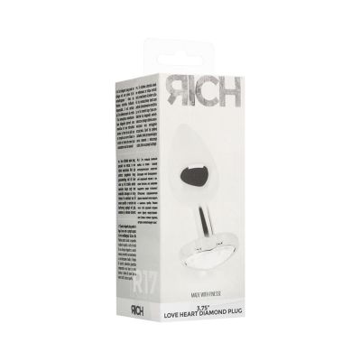 Rich Love Heart Diamond Plug 3 75 Inch