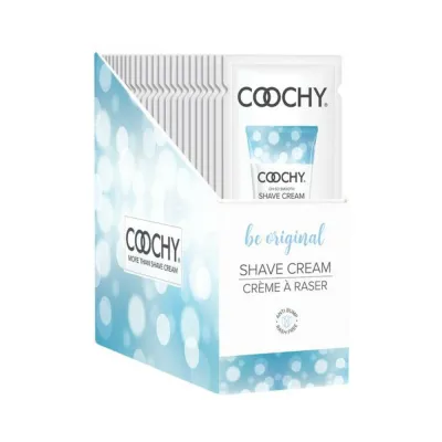 Coochy Shave Cream Be Original Foil 15ml 24pc Display