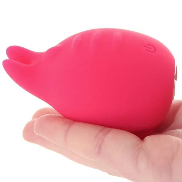 Huni Rechargeable Waterproof Silicone Lay-On Clitoral Vibrator by VeDO - Foxy Pink