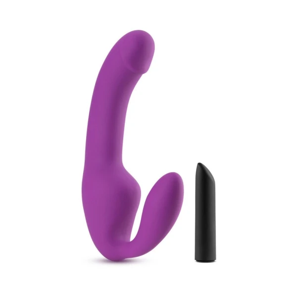 Temptasia - Cyrus - Strapless Silicone Dildo - Purple