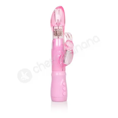 Pink Intense Intermediate Thrusting Jack Rabbit Vibrator