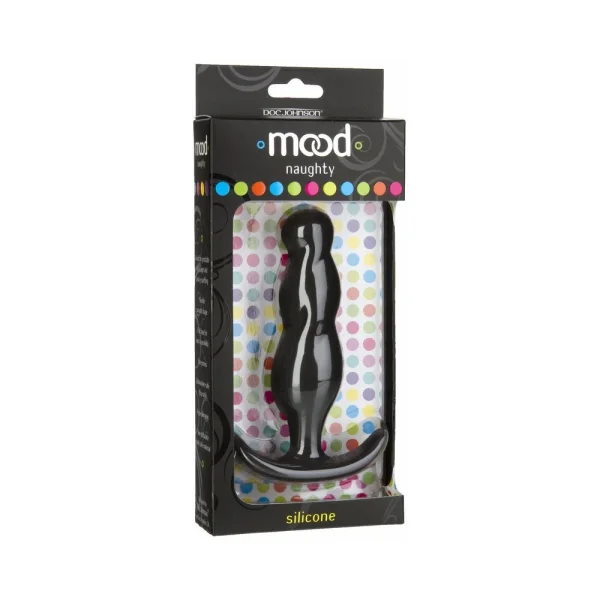 Mood - Naughty 3 - Large Black Silicone Butt Plug — image 4 of 9