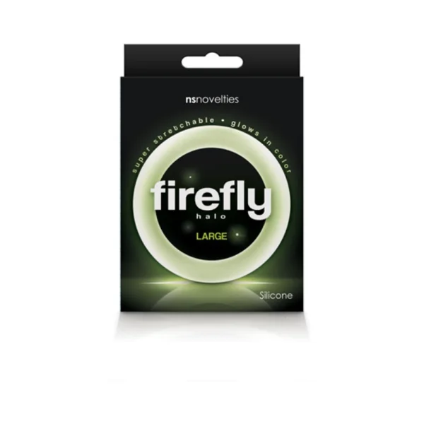 Firefly Halo Glow In The Dark Cock Ring Large — image 9 of 10
