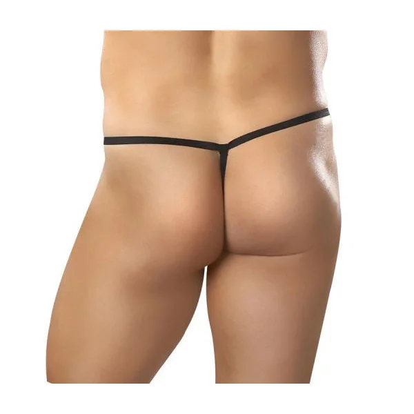 Male Power Posing Thong Black O/S