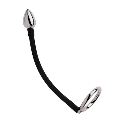 Kinki Plug Ring Large Silver Large