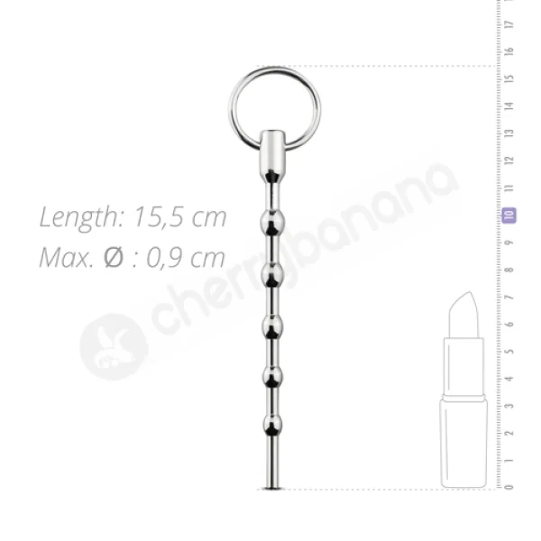 Sinner Gear Solid Beaded Penis Plug
