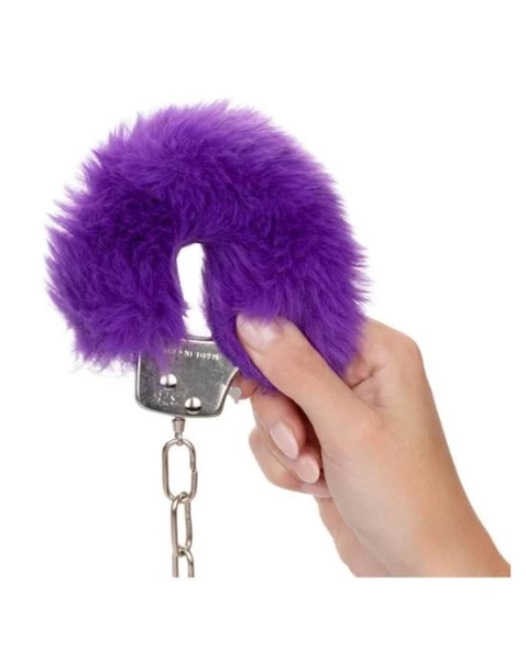 Ultra Fluffy Furry Cuffs - Purple