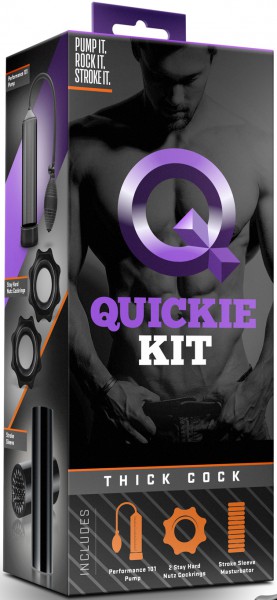 Quickie Kit Thick Cock Black