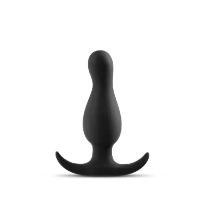 Anal Adventures Platinum Curve Plug Black