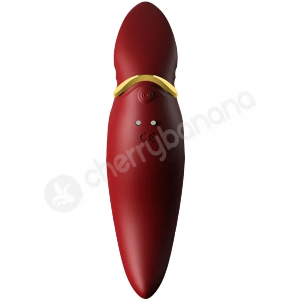 Zalo Hero Wine Red Licking Motion Clitoral Stimulator