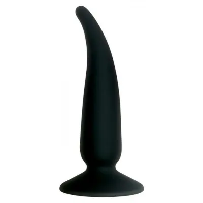 Plug And Play Silicone Chili Black Butt Plug