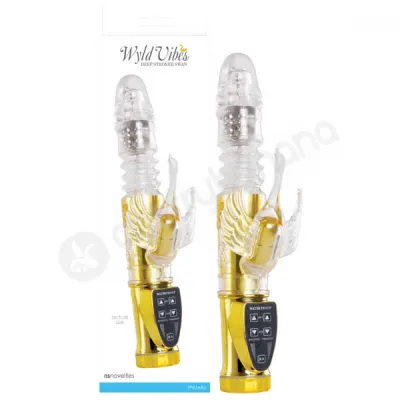 Wyld Vibes Gold Deep Stroker Swan Thrusting Vibrator