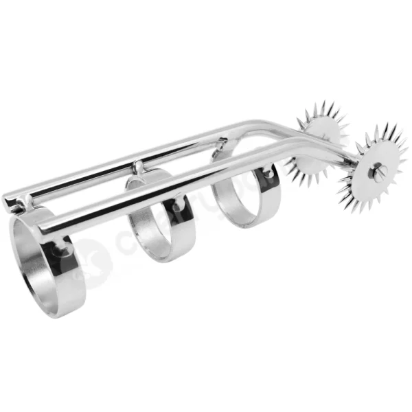 Sinister Steel Finger 2 Wheel Spiked Pleasure Pinwheel