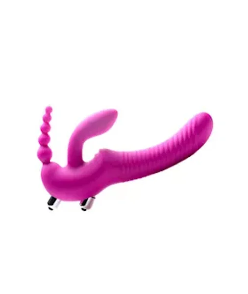 Regal Rider Strapless Triple G Dildo - Pink - 9 Inch — image 5 of 8