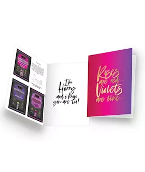 Naughty Notes Greeting Card Roses Are Red, Violets Are Blue - Pink — image 2 of 2