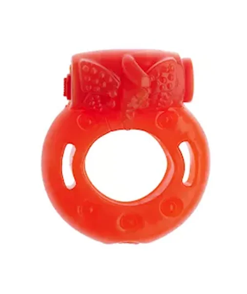 Share Satisfaction Vibrating Cock Ring - Orange — image 3 of 3