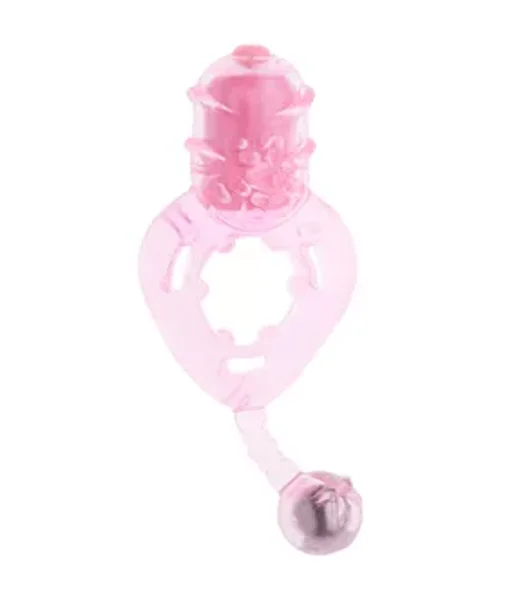 Share Satisfaction Tri Delights Cock Ring - Hot Pink — image 3 of 4