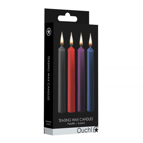 Ouch! Teasing Mixed 4 Pack Bondage Candles - Medium or Large — image 5 of 6