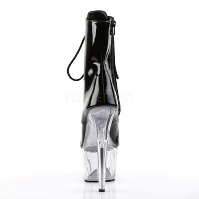 ADORE 1021 7 Heel 2 3 4 PF Peep Toe Lace Up Ankle Boot