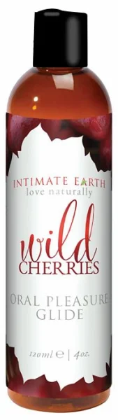 Intimate Earth Wild Cherries Flavored Water-Based Lube | 4oz
