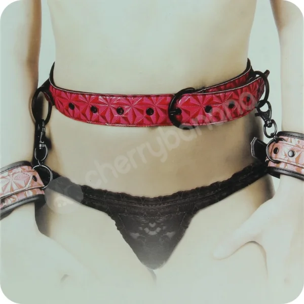 Sinful Pink Restraint Belt L/XL