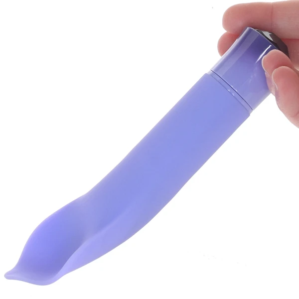 Oh My Gem Enrapture Rechargeable Waterproof Silicone Warming Clitoral Vibrator By Blush - Tanzanite