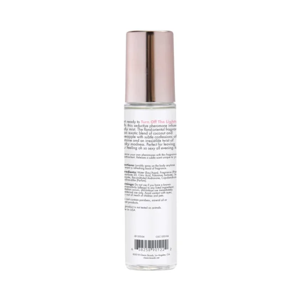 Cgc Body Mist W/pheromones Turn Off The Lights 3.5oz