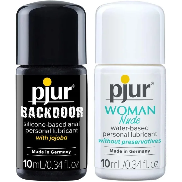 Pjur Mini Collection of Assorted Lubricants | 4-Pack of 0.34ml each (1oz)