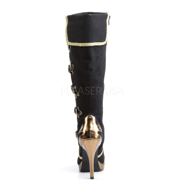 ARENA-2012 - 4 1/2" Heel 5 Buckle Strap Carnival P/F Knee Boot, Circus — image 4 of 4
