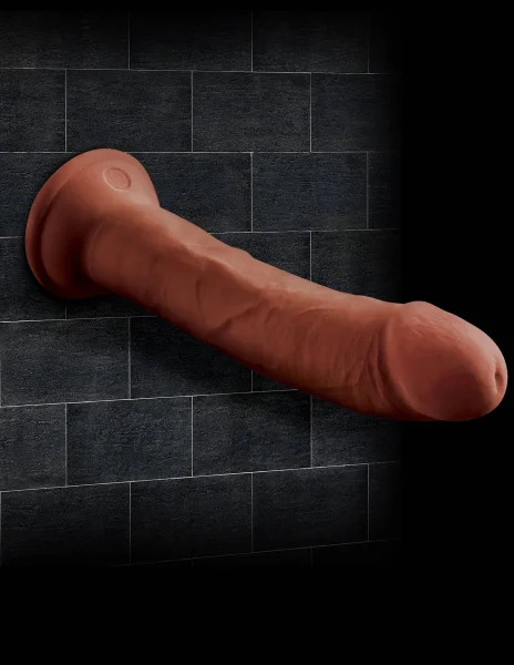 King Cock Plus Triple Density 8 Inch Cock - Brown