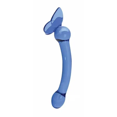 Glass Menagerie Butterfly Glass G Spot Dark Blue