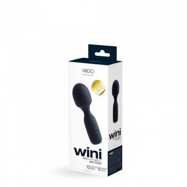 VeDO WINI Mini Vibrator Wand - Black — image 2 of 13