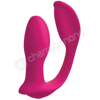 3some Pink Double Ecstasy U Shaped Multi use Vibrator