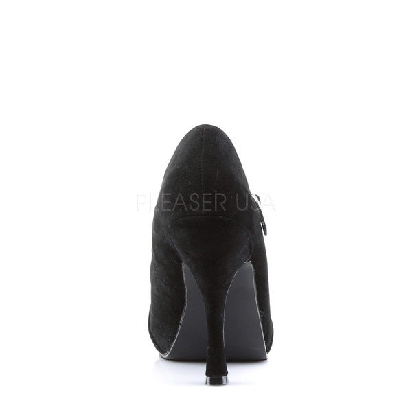 CUTIEPIE-08 - 4 1/2" Heel, 3/4" Hidden P/F Open Toe Mary Jane W/ Bow — image 8 of 12