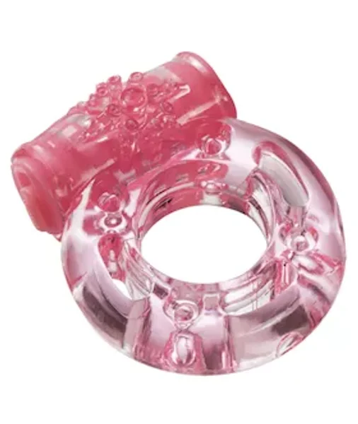 Share Satisfaction Vibrating Cock Ring - Pink — image 4 of 4