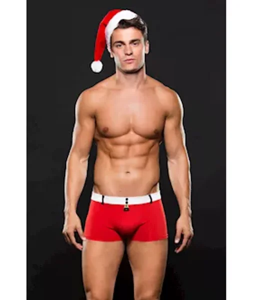 Santa Hat & Bottoms 2 Piece - Red - M/l — image 2 of 3