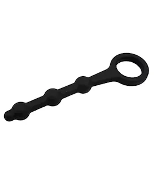 Pleasure Piston Anal Beads - 5.3 Inch - Black - 5.3 Inch — image 6 of 8