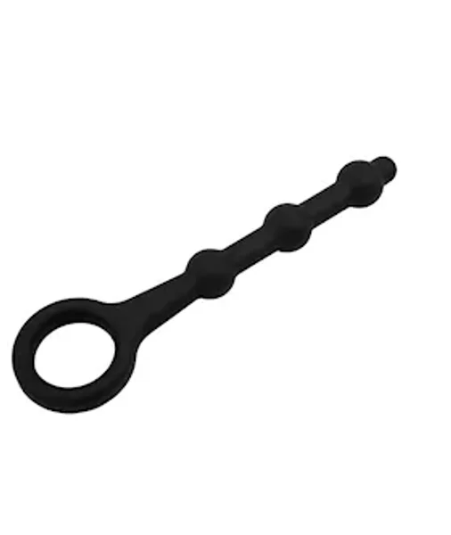 Pleasure Piston Anal Beads - 5.3 Inch - Black - 5.3 Inch — image 7 of 8
