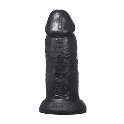 King Cock 10 Inch Chubby Dildo Black 10 Inch