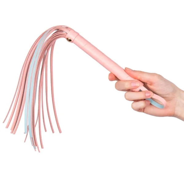 Bondara Luxe Bow To Me Pink PU Flogger – 15.5 Inch