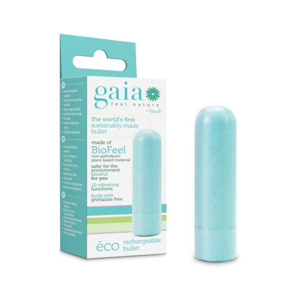 Gaia  Eco Rechargeable Bullet - Aqua