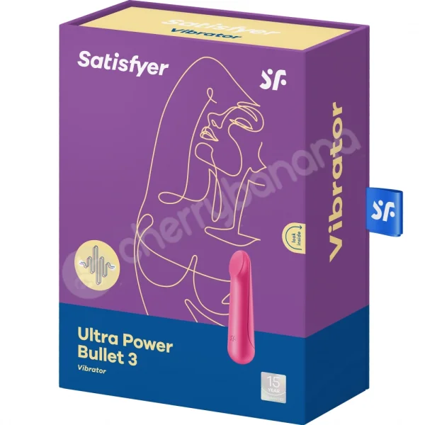 Satisfyer Ultra Power Bullet 3 Pink USB Rechargeable Bullet Vibrator