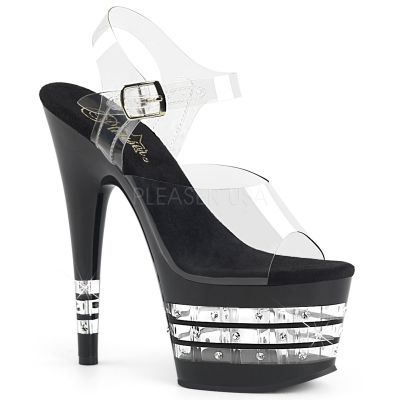 7 inches Heel 2 3 4 inches Lined PF Ankle Strap Sandal w RS
