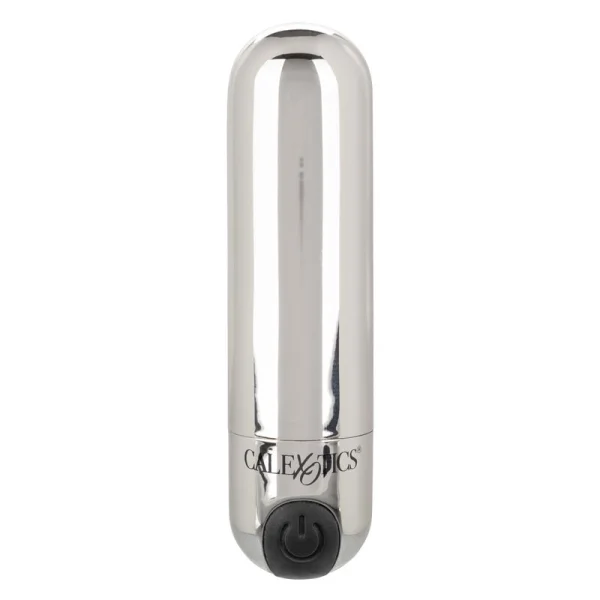 Hideaway Rechargeable Waterproof Mini Vibrator by CalExotics - Silver