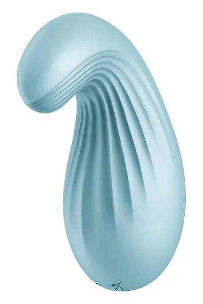 Satisfyer Dipping Delight - 3.7" Lay On Vibrator with Clitoral & Labial Stimulation