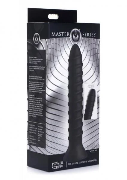 Power Screw 10x Spiral Silicone Vibrator — image 7 of 8