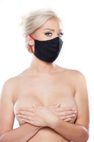 Kitten - Simone Opaque Lace Mask — image 4 of 9