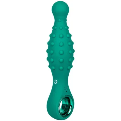 Bondara Green Silicone 12 Function Vibrating Butt Plug 6 6 Inch